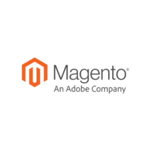 Magento logo, an advanced eCommerce platform for scalable online stores.